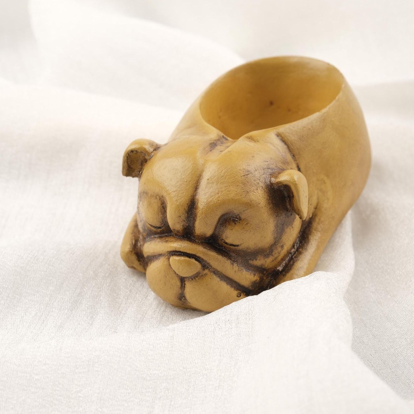 Light Green Ashtray, Smoking Lid for Dog Lovers, Unique Gift Idea for Smokers | Authentic Art Deco Accessories WEIGHS 1LB