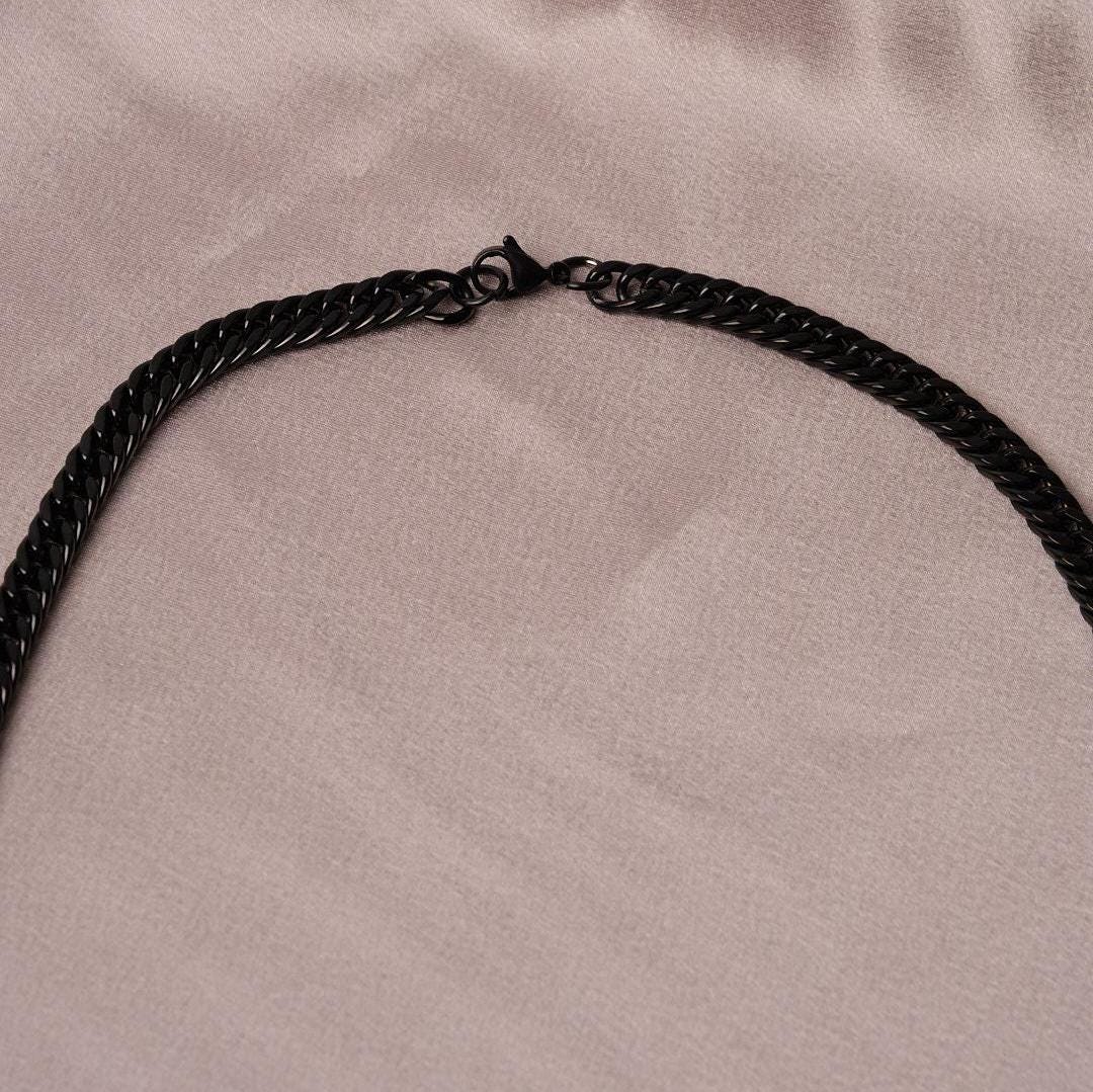 Men's Casual Chain Necklace Choker & 55 cm, Stainless Steel, Durable Chain Design, Perfect for Daily Wear or Night Out, Unique Gift for Him
