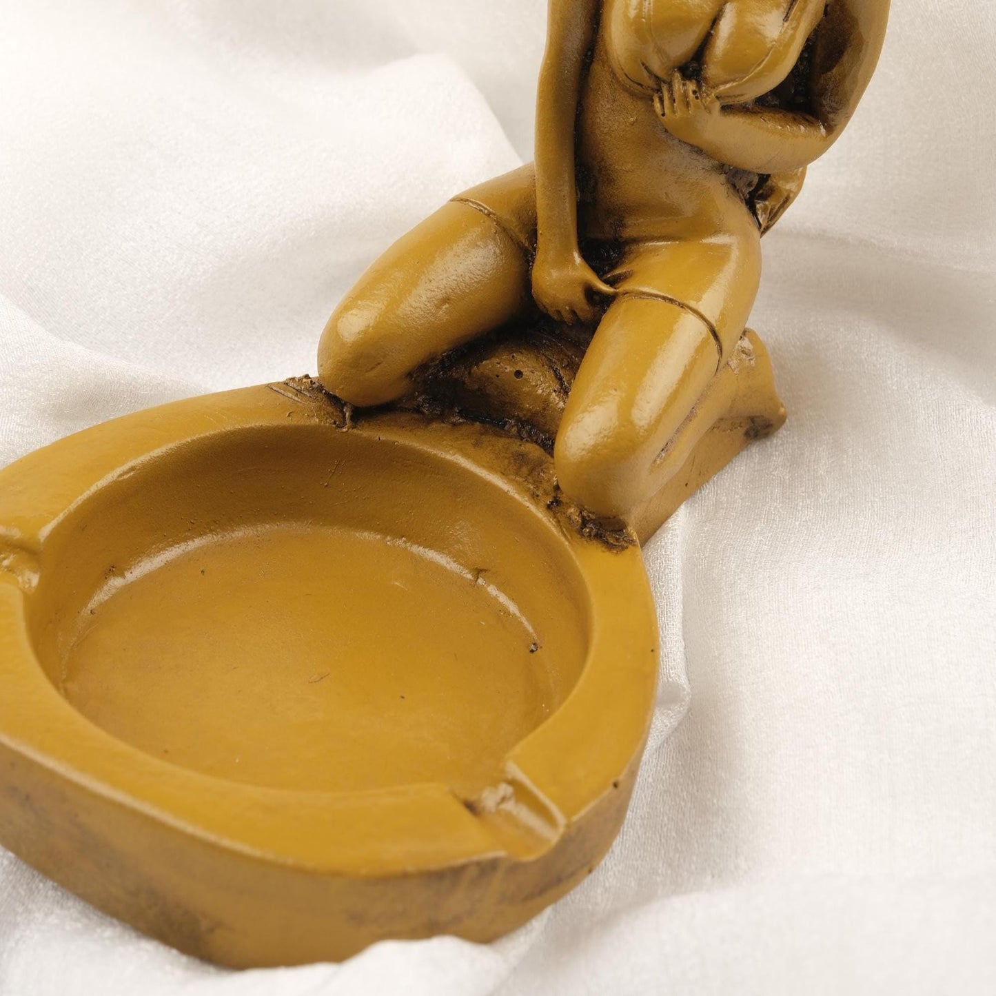 Green Exotic Women Figure Ashtray, Cigarette Lid, Smoking Accessories | Unique Gift Idea for Smokers ,Gift for Husband & Men WEIGHS 1LB