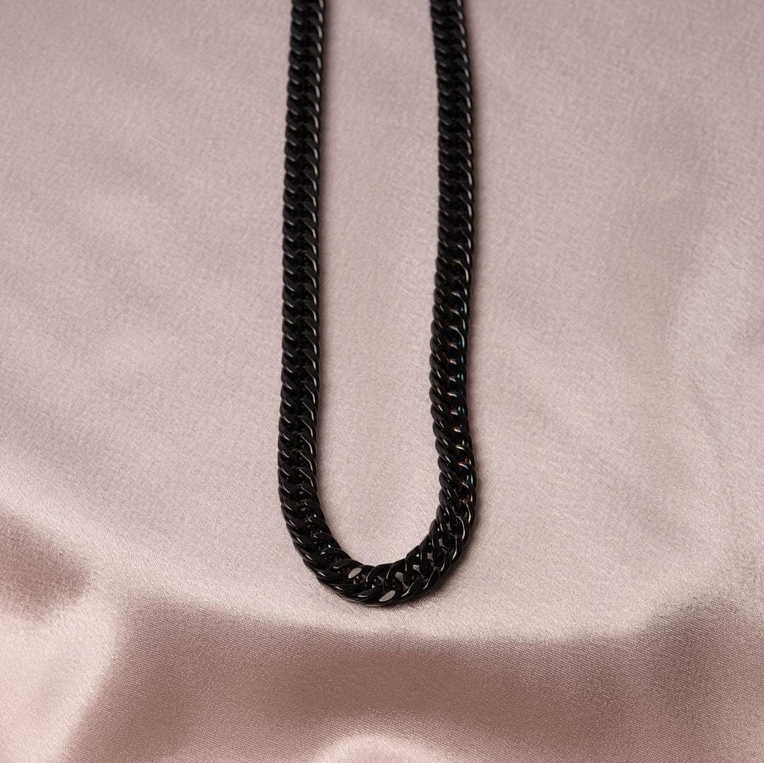 Men's Casual Chain Necklace Choker & 55 cm, Stainless Steel, Durable Chain Design, Perfect for Daily Wear or Night Out, Unique Gift for Him