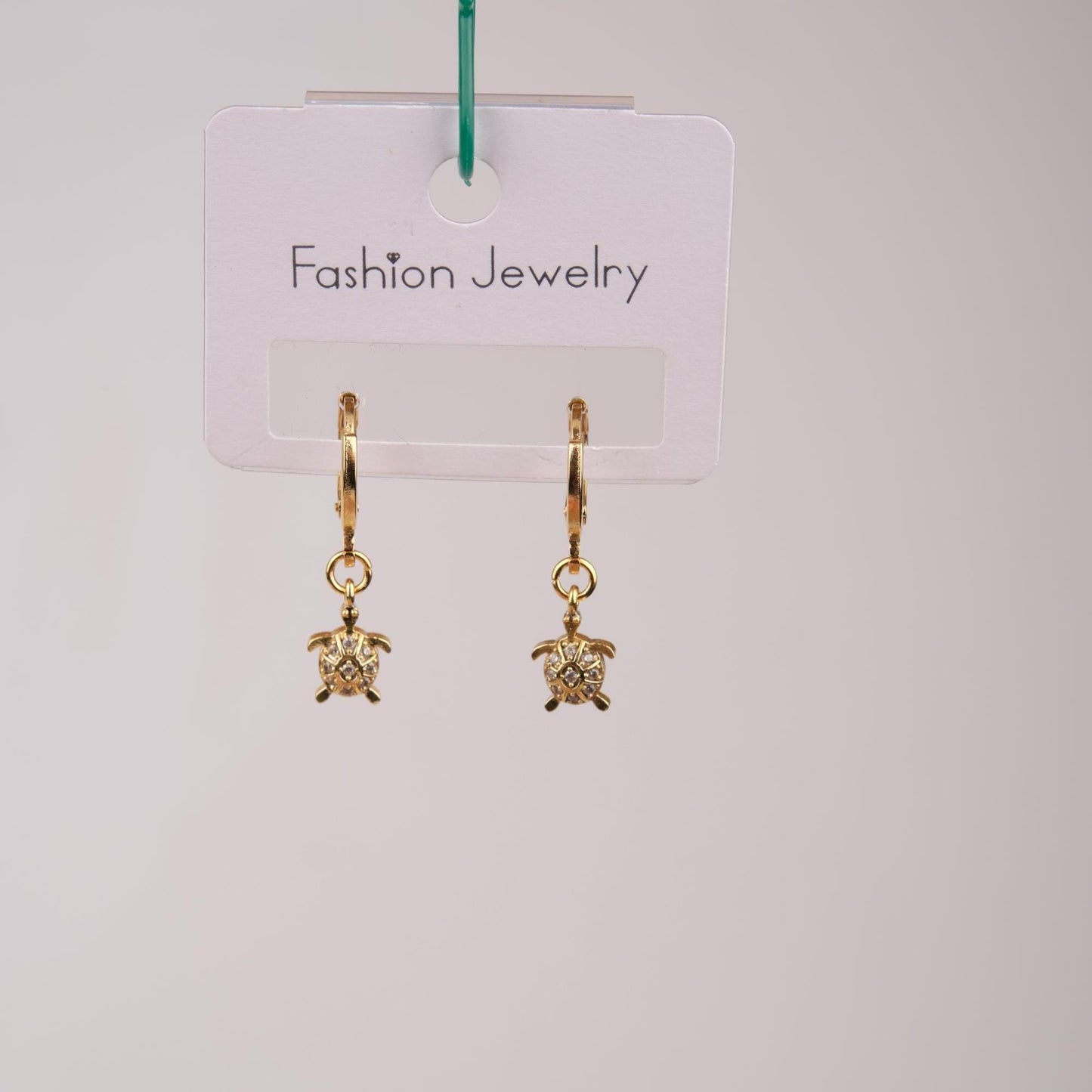 Gold Turtle Hoop Earrings, Minimalist Summer Charm In Brass, Gentle Care Jewelry That Brings Ocean Energy, Gift For Women