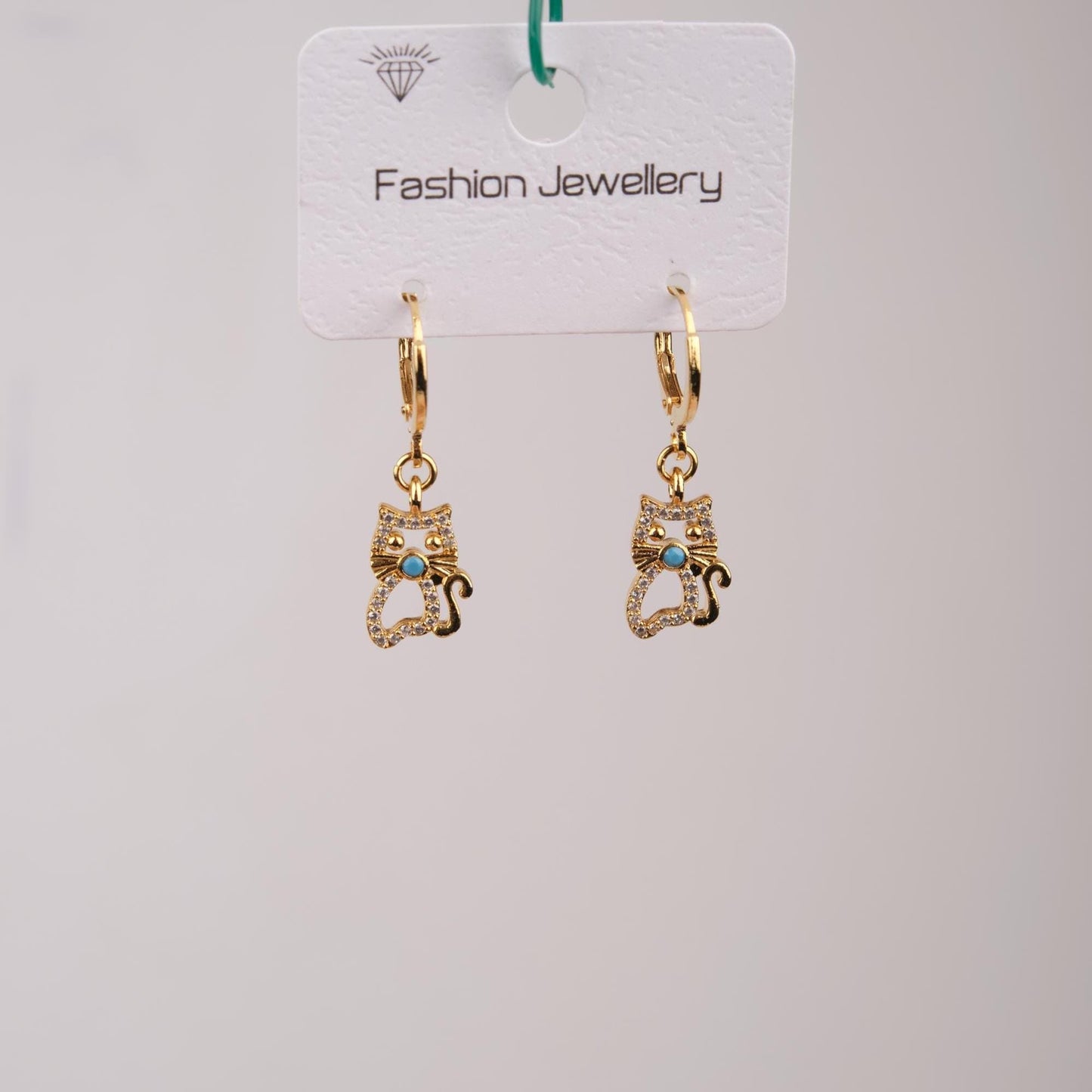 Gold And Purple Cat Hoops, Whimsical Minimal Jewelry In Brass, Vibrant Summer Vibe, A Playful Gift For Women With Style