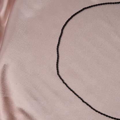 Men's Black Minimalist Necklace & 53 cm, Chunky Stainless Steel Chain | Masculine and Stylish Jewelry | Gift for Boyfriend or Dad