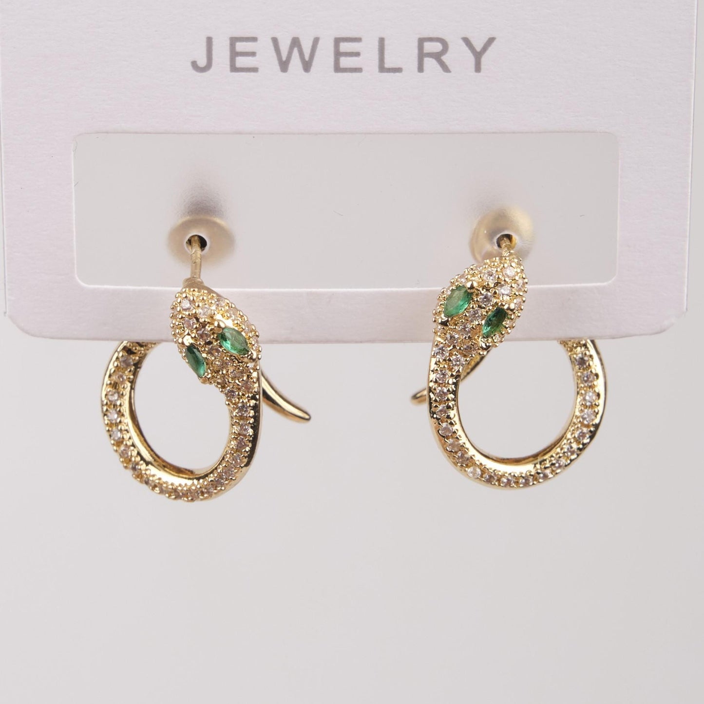 Gold Snake Hoop Earrings For Women, Serpent-Inspired Minimalist Jewelry, Hypoallergenic Brass Statement For The Bold Soul