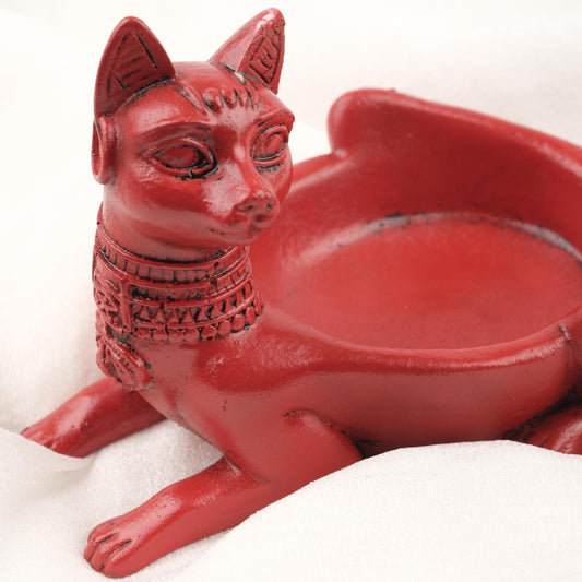 Red Sphinx Cat Ashtray, Ancient Egypt Vibes, Smoking Accessories Gift  Cool Outdoor Portable Ashtray – 14x10cm Handmade HEAVY ITEM 1LBS