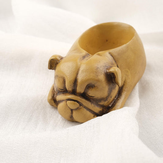 Light Green Ashtray, Smoking Lid for Dog Lovers, Unique Gift Idea for Smokers | Authentic Art Deco Accessories WEIGHS 1LB