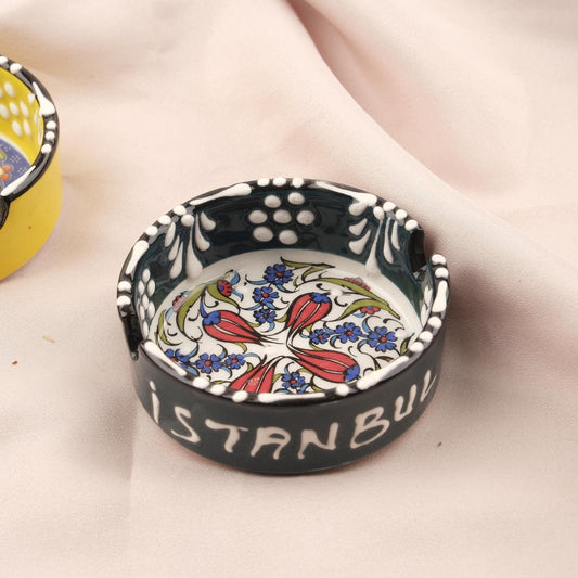 Buy1 Get1 | Handmade, Antique Looking Vintage Style Ashtray with Istanbul Writing