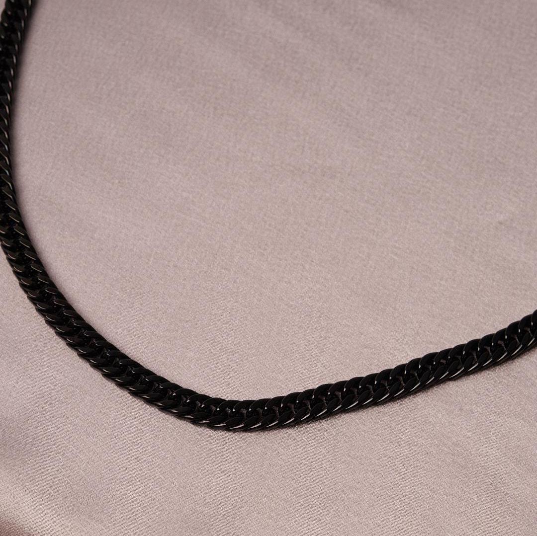 Men's Casual Chain Necklace Choker & 55 cm, Stainless Steel, Durable Chain Design, Perfect for Daily Wear or Night Out, Unique Gift for Him