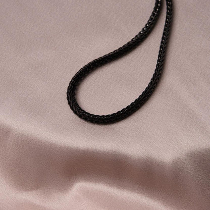 Thick Style Black Chain Choker Necklace for Men in Stainless Steel, Durable & Stylish Wrist Accessory, Minimalist Masculine Jewelry