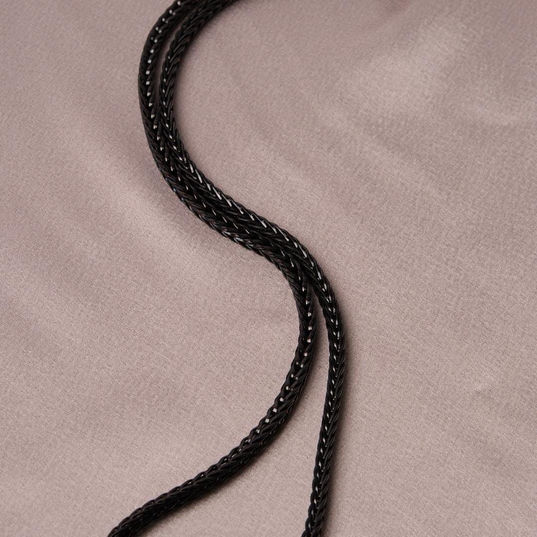 Thick Style Black Chain Choker Necklace for Men in Stainless Steel, Durable & Stylish Wrist Accessory, Minimalist Masculine Jewelry