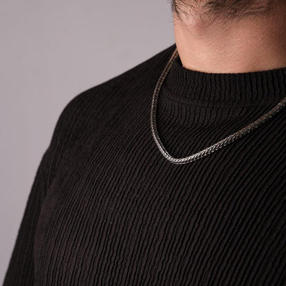 Stainless Steel Chain Choker Black Necklace for Men | Modern, Sleek & Masculine | Durable Jewelry | Gift for Boyfriend or Husband