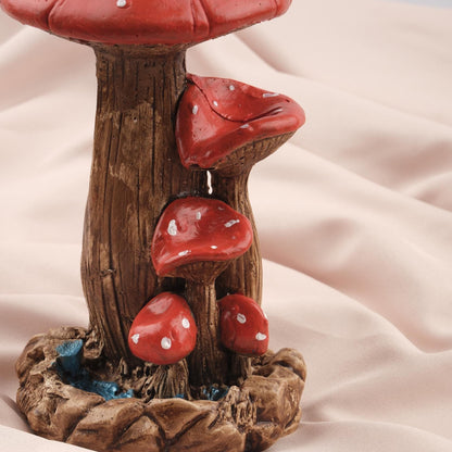 Backflow Incense Burner in Mushroom Style  | Mushroom Incense Cone Holder, Aromatherapy Decor for Meditation Lovers , Unique Gift Idea