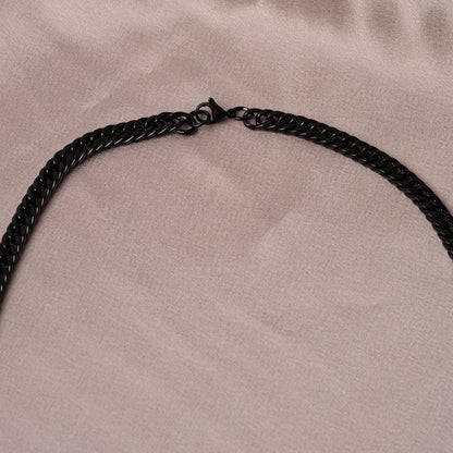 Men's Casual Chain Necklace Choker & 55 cm, Stainless Steel, Durable Chain Design, Perfect for Daily Wear or Night Out, Unique Gift for Him