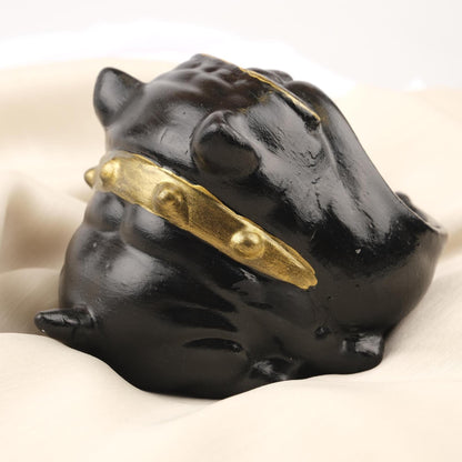 Cool Pug Dog Ashtray with Sunglasses, Funky Black Pet Design for Smokers, Hip Hop Style Handmade Gift  Unique Decor Piece