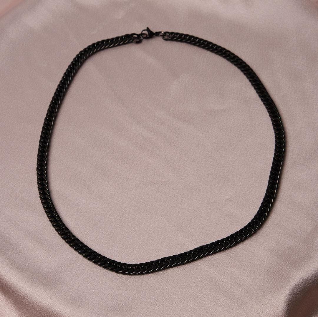 Men's Casual Chain Necklace Choker & 55 cm, Stainless Steel, Durable Chain Design, Perfect for Daily Wear or Night Out, Unique Gift for Him