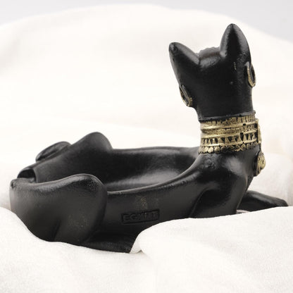 Black and Gold Sphinx Cat Ashtray with Ancient Look, Mythic Design  Funky Cool Smoking Accessories Gift – 14x10cm Handmade HEAVY ITEM 1LBS