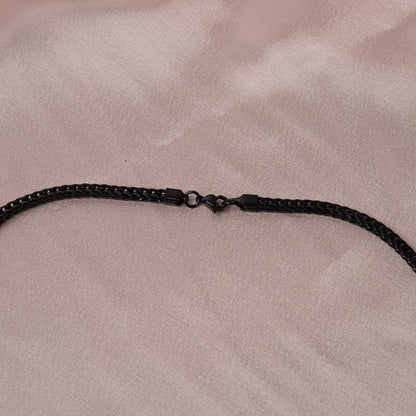 Stainless Steel Chain Choker Black Necklace for Men | Modern, Sleek & Masculine | Durable Jewelry | Gift for Boyfriend or Husband