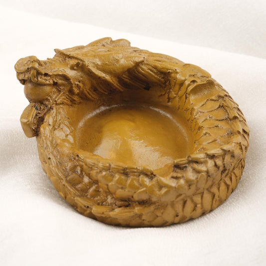 Green Dragon Ashtray in Ancient Style  Funky Vintage Smoking Accessories Gift, Portable Ashtray with Lid – 9x10cm Handmade HEAVY ITEM 1LBS