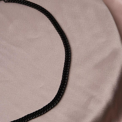 Men's Casual Chain Necklace Choker & 55 cm, Stainless Steel, Durable Chain Design, Perfect for Daily Wear or Night Out, Unique Gift for Him