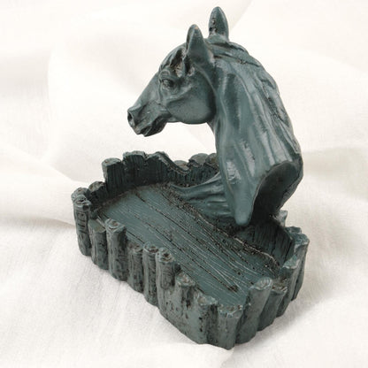 Handmade Black Horse Ashtary , Unique Smoking Accessories, Cigarette Lid for Smokers | Authentic  Ash Catcher WEIGHS 1LB