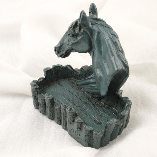 Handmade Black Horse Ashtary , Unique Smoking Accessories, Cigarette Lid for Smokers | Authentic  Ash Catcher WEIGHS 1LB