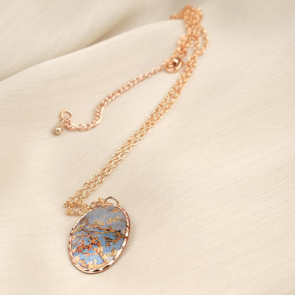 Vincent van Gogh "Almond Blossoms" Necklace in Pure Copper, Artistic Pendant & Adjustable Chain, Handmade Antique Looking Vintage Style Gift