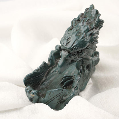 Black Eagle Ashtray, Handmade Unique Smoking Accessories for Smokers, Authentic Art Decoration Gift Idea, Cigarette Lid WEIGHS 1LB